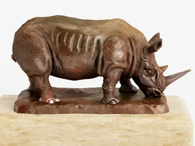 RH Rhino sculpture 3D model