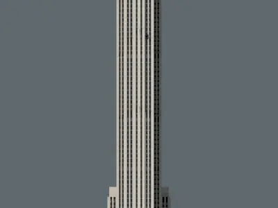 30 Rockefeller Plaza 3D print model