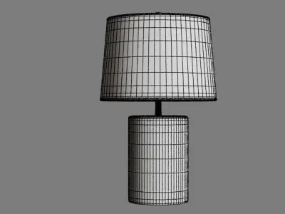  Blue Table Lamp Light 3D model