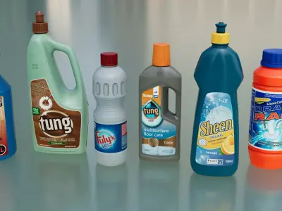 Cleaning products 3D Model Pack
