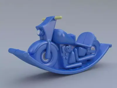 Seesaw Motorcycle Theme 3D model