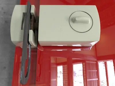 Door lock Free 3D model