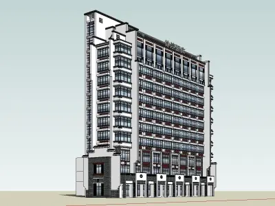 vacation spot-Resort-Fashion Leisure Hotel-0253 3D model