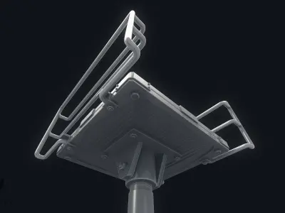 SciFi Elevator Platform 3D model