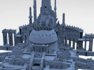 Ancient Egyptian High Arena City   3D model