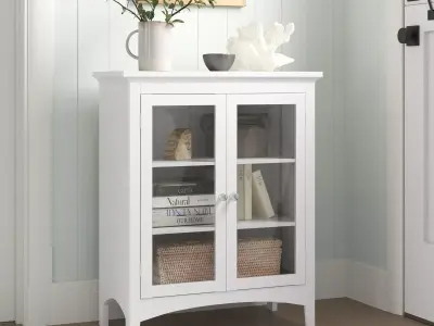 Allare Freestanding Two-Door Floor Cabinet 3D model