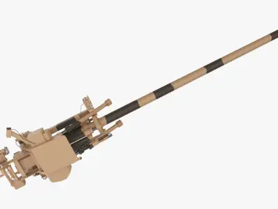  Military Artillery Gun Mount Desert 