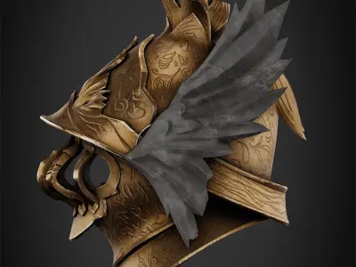 Elden Ring Cleanrot Knight Helmet for Cosplay 3D print model