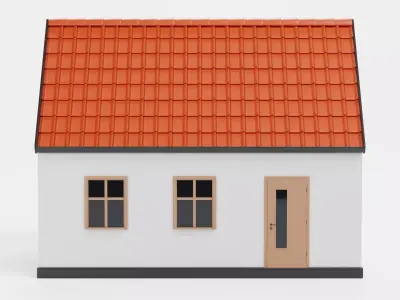-Stylised House V1- 3D model