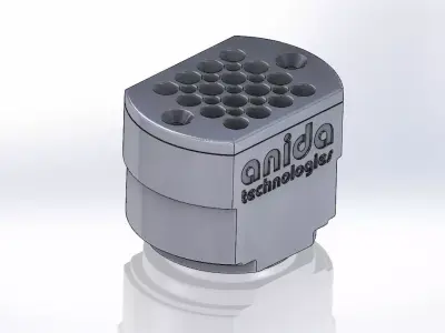 Filter Cup Assy for MSA Mask 3D print model