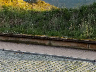 roads and paths  - gameready asset library Low-poly 3D model