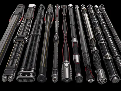Wires and Cables set 3D model
