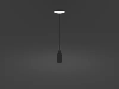 Aesthetical Street Lamp 3D model