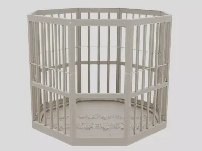 Fantasy Dungeon Iron Cage for 3D print 3D model