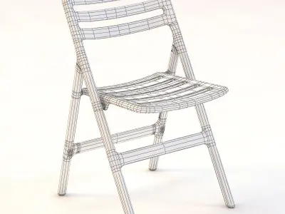Folding Air Chair 3D model