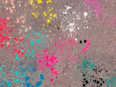 Graffiti Paint Splatter Concrete  Texture