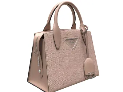 handbag prada bag leather Low-poly 3D model