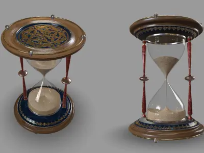 interiors   architectural  other  Sand glass 3D model 3D model