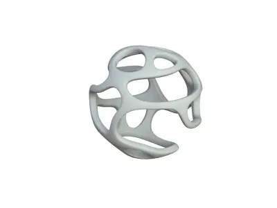 SciFi Cube Object No 43431 Low Poly Shape Texture