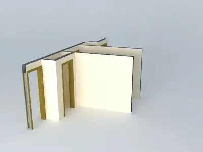 Attic Walls for Victorian House Free 3D model