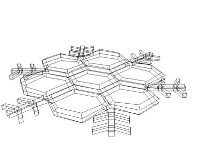 Snowflake - Type 5 3D model