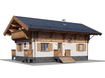 Eco wood v8 3D model