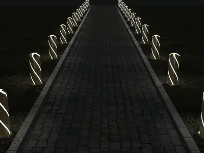 garden lighting 3D model