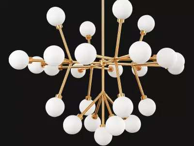 MARA CHANDELIER Low-poly 3D model