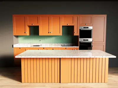 88-Kitchen4 matte 8 3D model