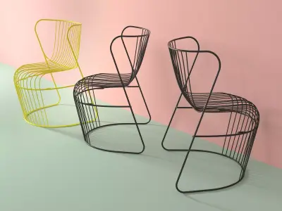 Kaskad Chair 3D model