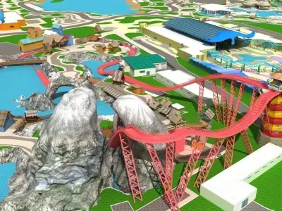 Amusement Park 3D model