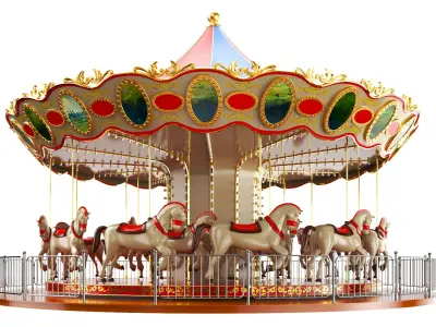  Detailed Full Amusement Theme Park 