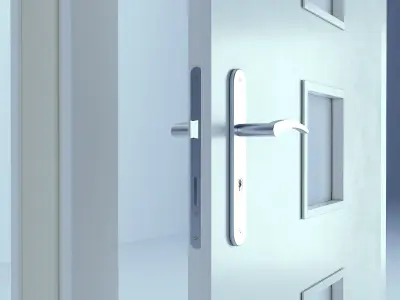 White Door 49 3D model