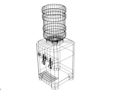 Water Dispenser 3D model