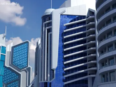  Futuristic Cityscape District 