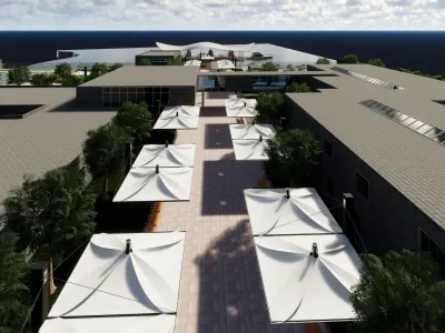 shading light fixture 3D model