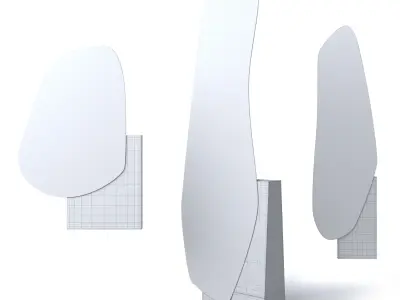 Lake Mirror 2 3 5 by NOOM Free 3D model