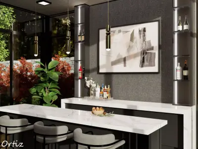 CASA MODERNA - MODELO 3D COMPLETO - INTERIOR Y EXTERIOR 3D print model