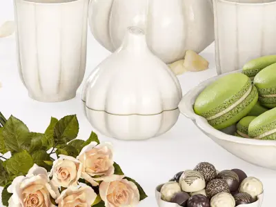 Decorative set 05 3D model