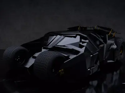 Batmobile - Tumbler - The Dark Knight Trilogy 3D model