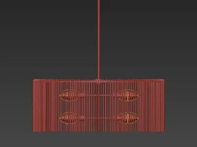 Royalton Oval Chandelier 3D model