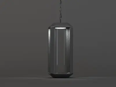 Artcraft Wexford Leaf Led Outdoor Hanging Light 3D model