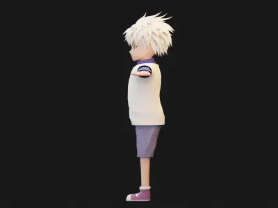 Killua Zoldyck  from Hunter X Hunter Concept 3D model