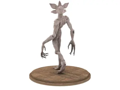 Stranger thing demogorgon 3d model rigged Low-poly 3D model