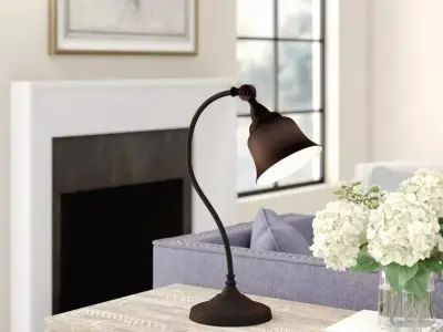 Nunda  Arched Table Light Lamp 3D model