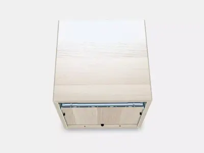 EKET Wall cabinet with glass door 4 Low-poly 3D model