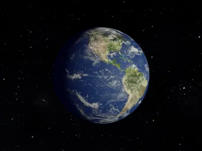 Earth DAY and NIGHT 3D model