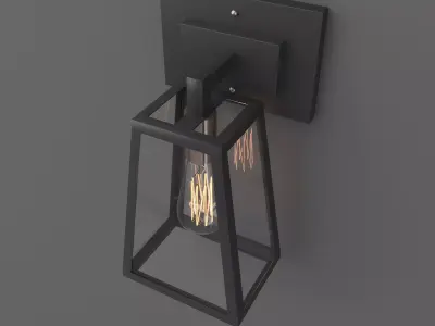Edgar Wall Light 3D model