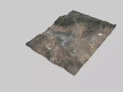 Reno City Low-poly 3D model