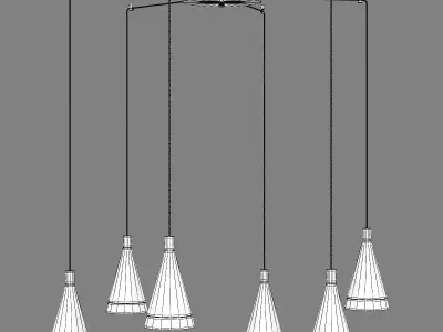 75706x Cone Lightstar Pendant Lamp 3D model